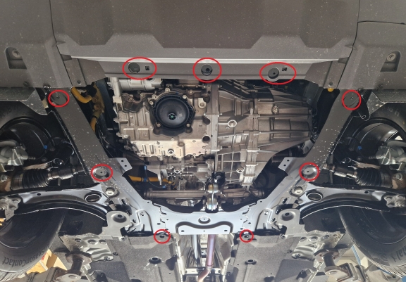 Protetor de Carter de alumínio Dacia Duster- 4x2