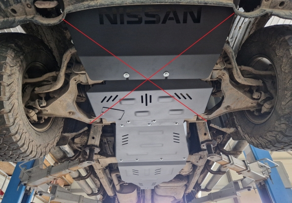  Protetor de caixa de velocidades de alumínio Nissan Pathfinder