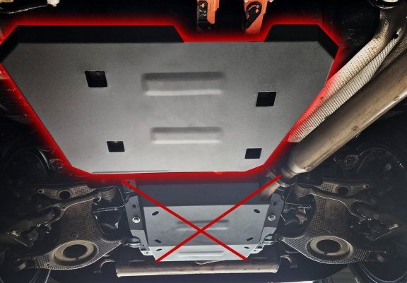 Protetor de aço para o tanque de combustível Chery Tigo 9