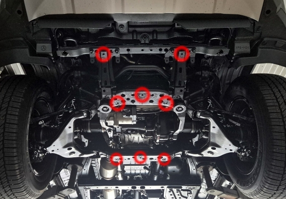 Protetor de Carter de aço Toyota Hilux