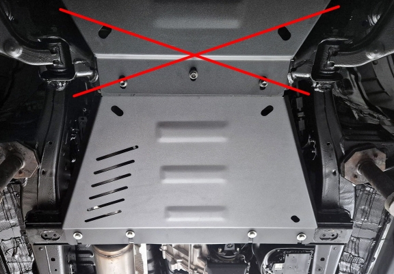 Protetor de caixa de velocidades de aço Toyota Hilux