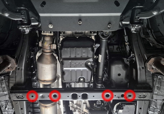  Protetor de caixa de velocidades de aço Toyota Hilux