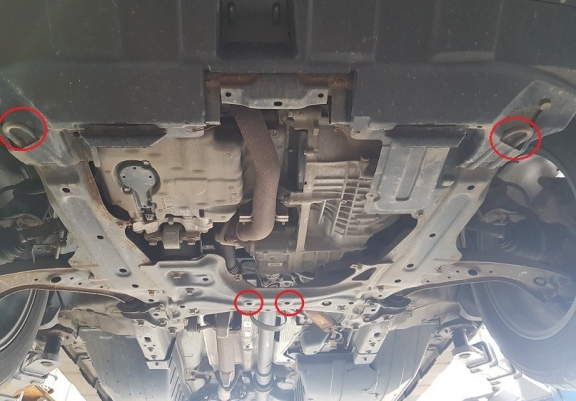 Protetor de Carter de alumínio Honda CR-V