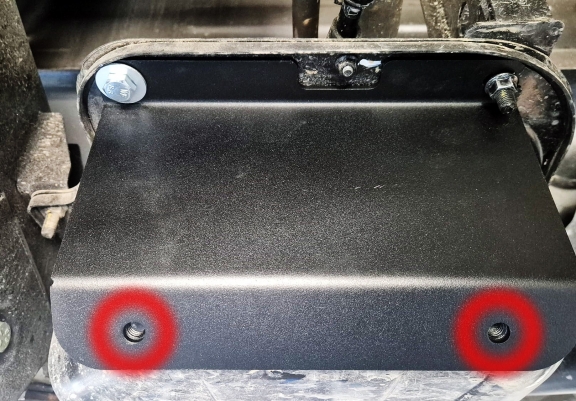 Protetor de aço para o tanque de combustível Ssangyong Rexton