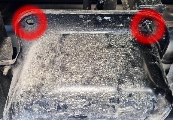 Protetor de aço para o tanque de combustível Ssangyong Rexton