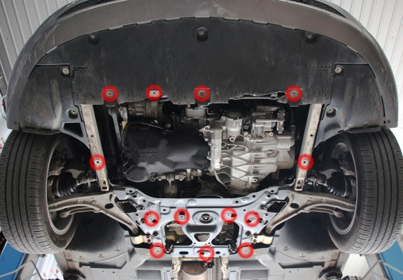 Protetor de Carter de aço Mercedes A-Class W177